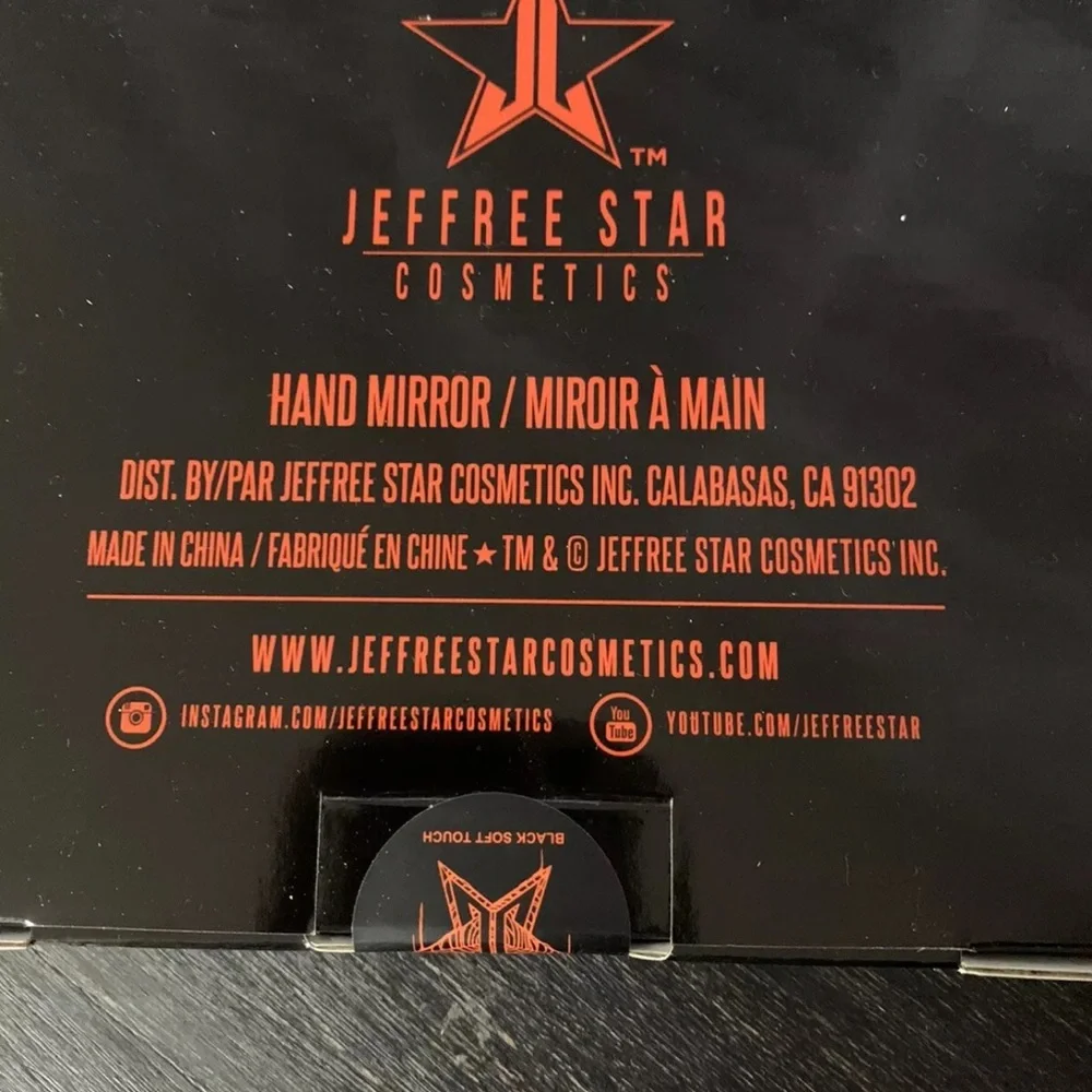 NIB Sealed JEFFREE Star Halloween Spider Mirror Black Soft Touch Exclusive 2021
